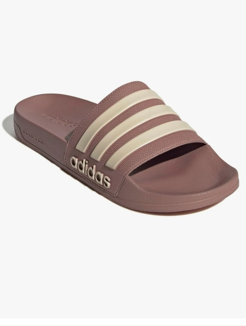 Adidas Unisex Slide Sandals In Warm Clay and Cream CloudFoam Regular Fit M10 W11 - Picture 4 of 9